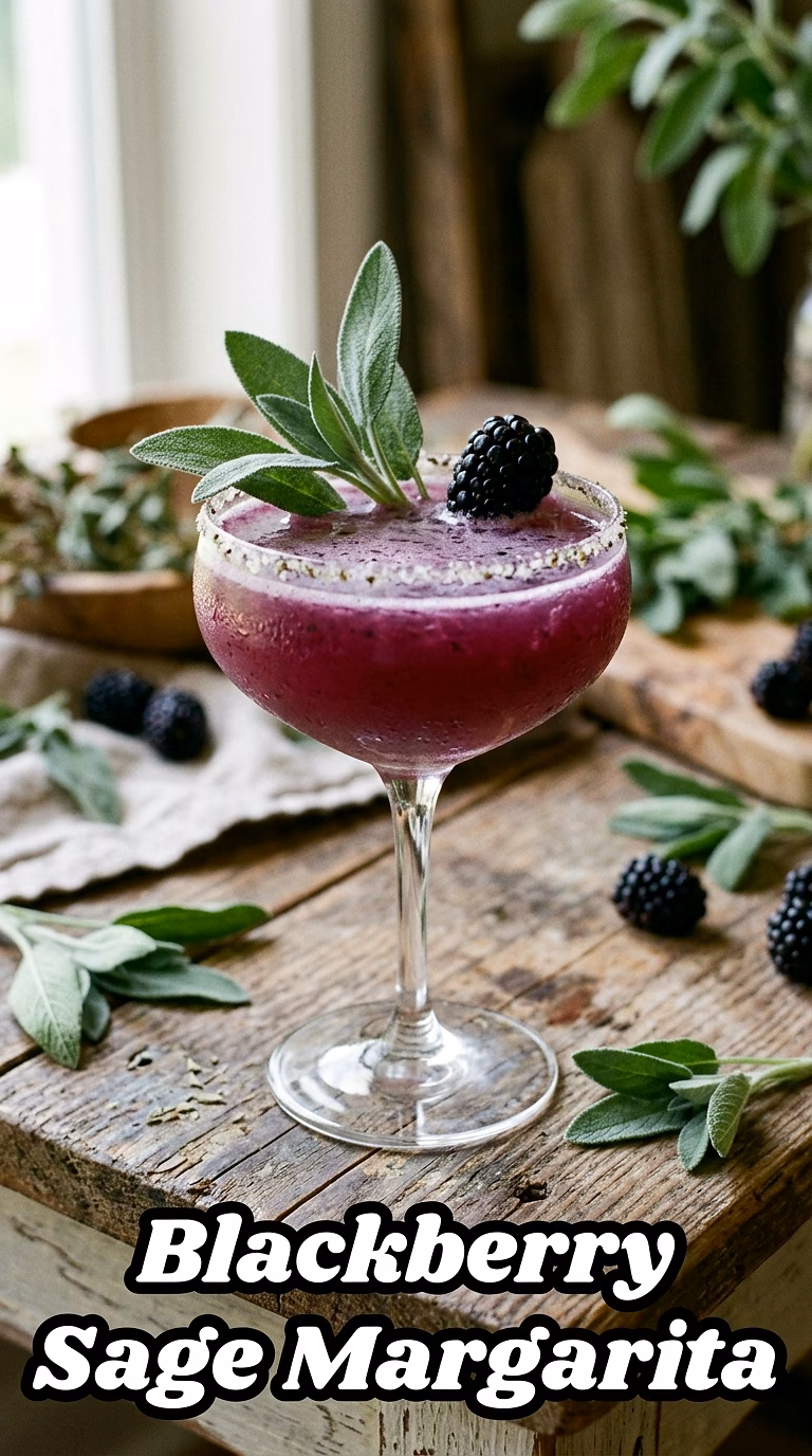 Blackberry Sage Margarita