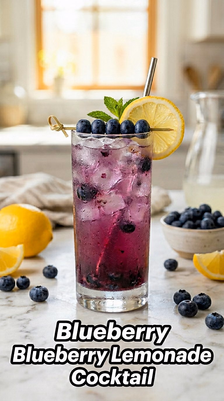 Blueberry Lemonade Cocktail