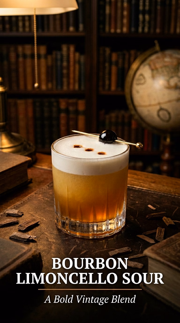 Bourbon Limoncello Sour