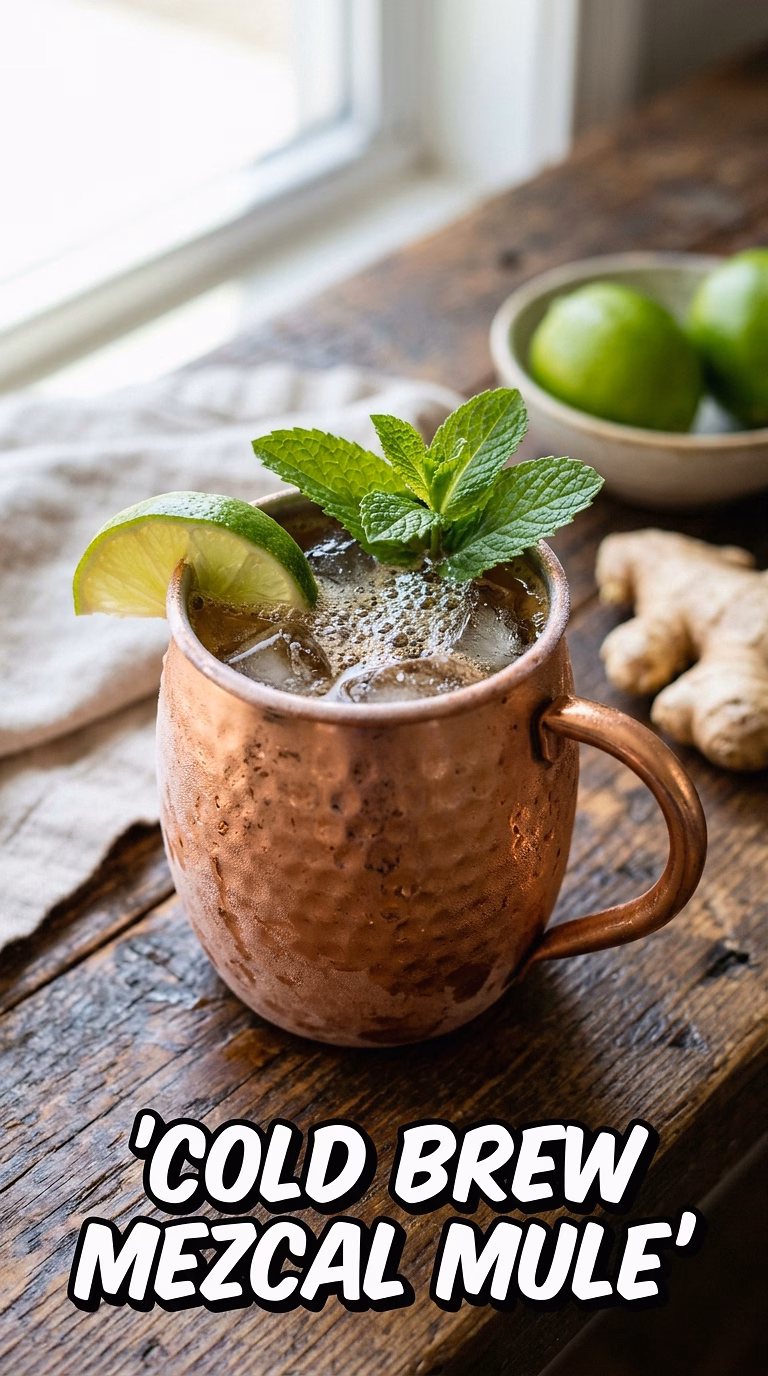 Cold Brew Mezcal Mule