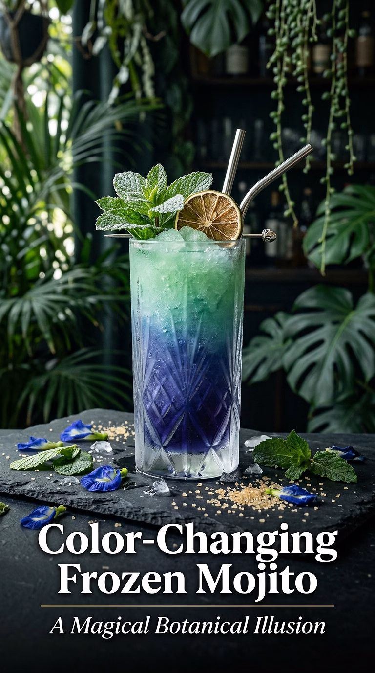 Color-Changing Frozen Mojito