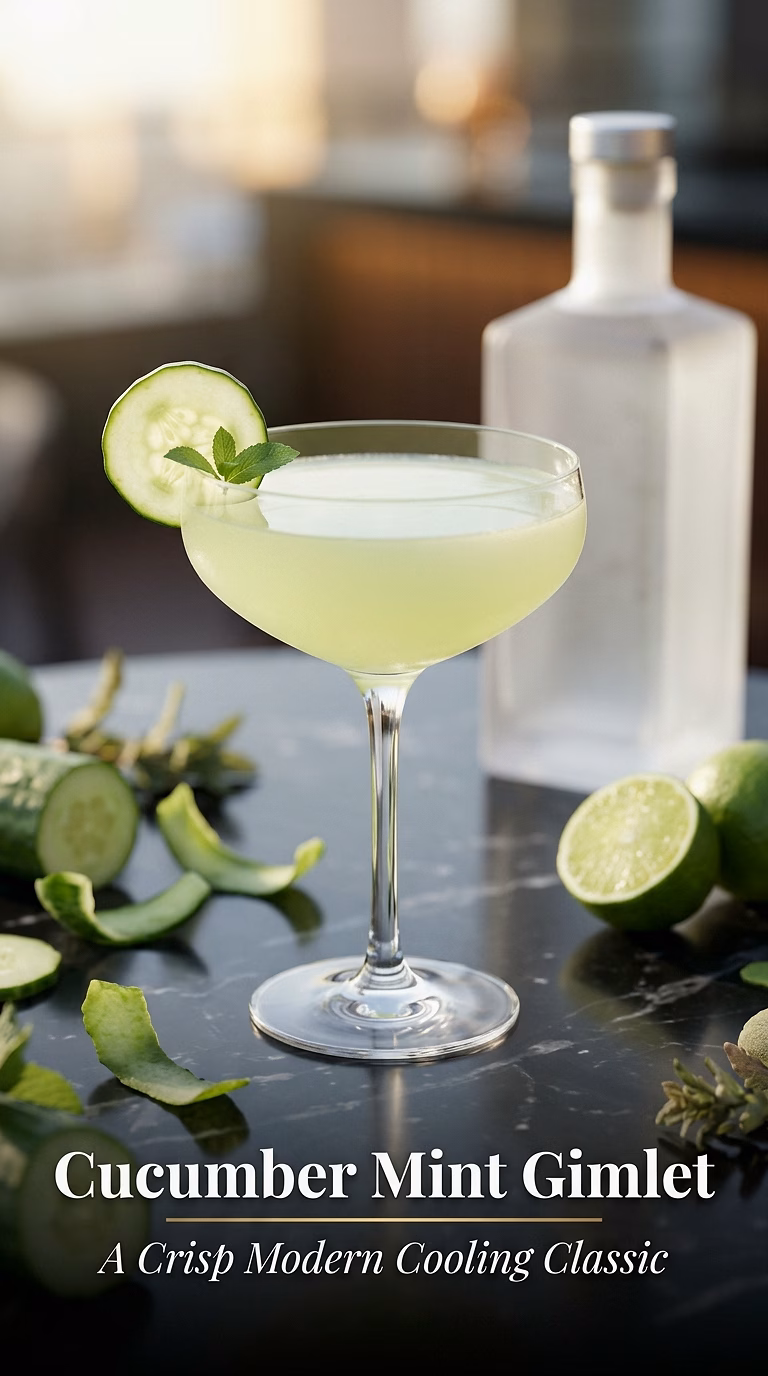 Cucumber Mint Gimlet