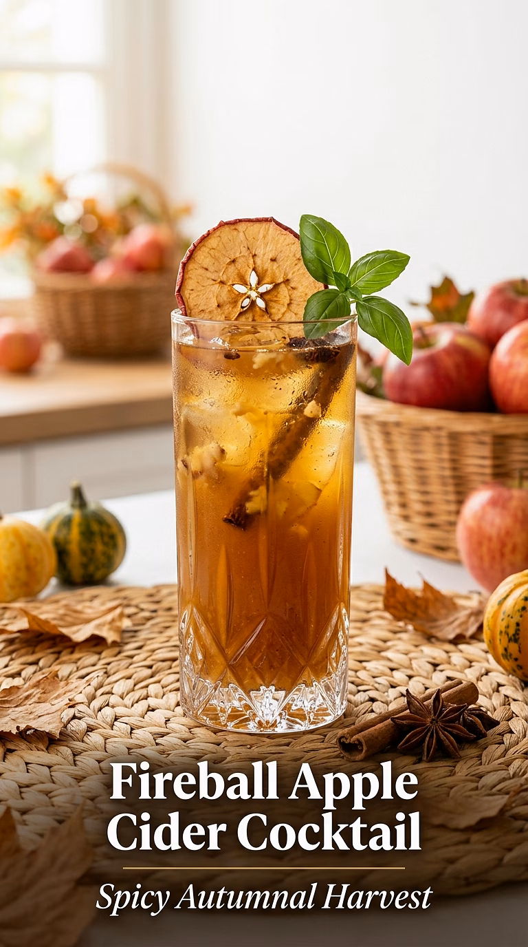 Fireball Apple Cider Cocktail