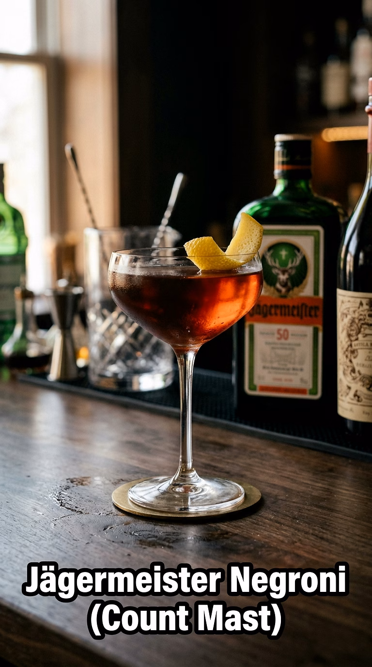 Jägermeister Negroni (Count Mast)