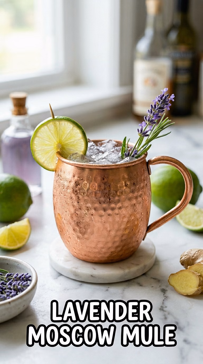 Lavender Moscow Mule