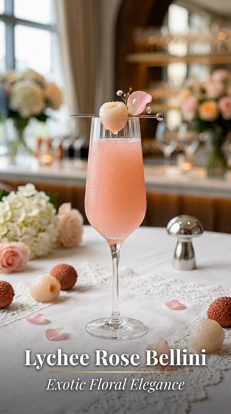 Lychee Rose Bellini
