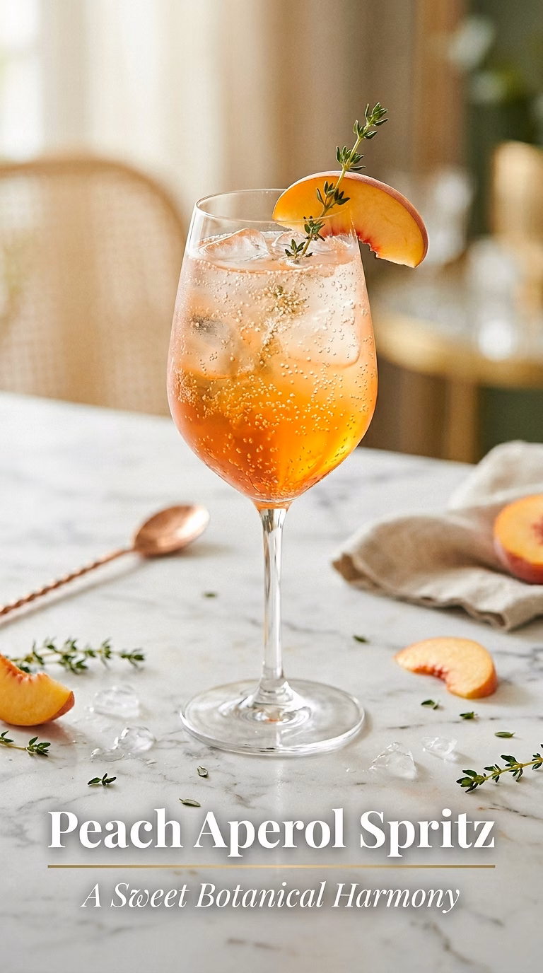 Peach Aperol Spritz