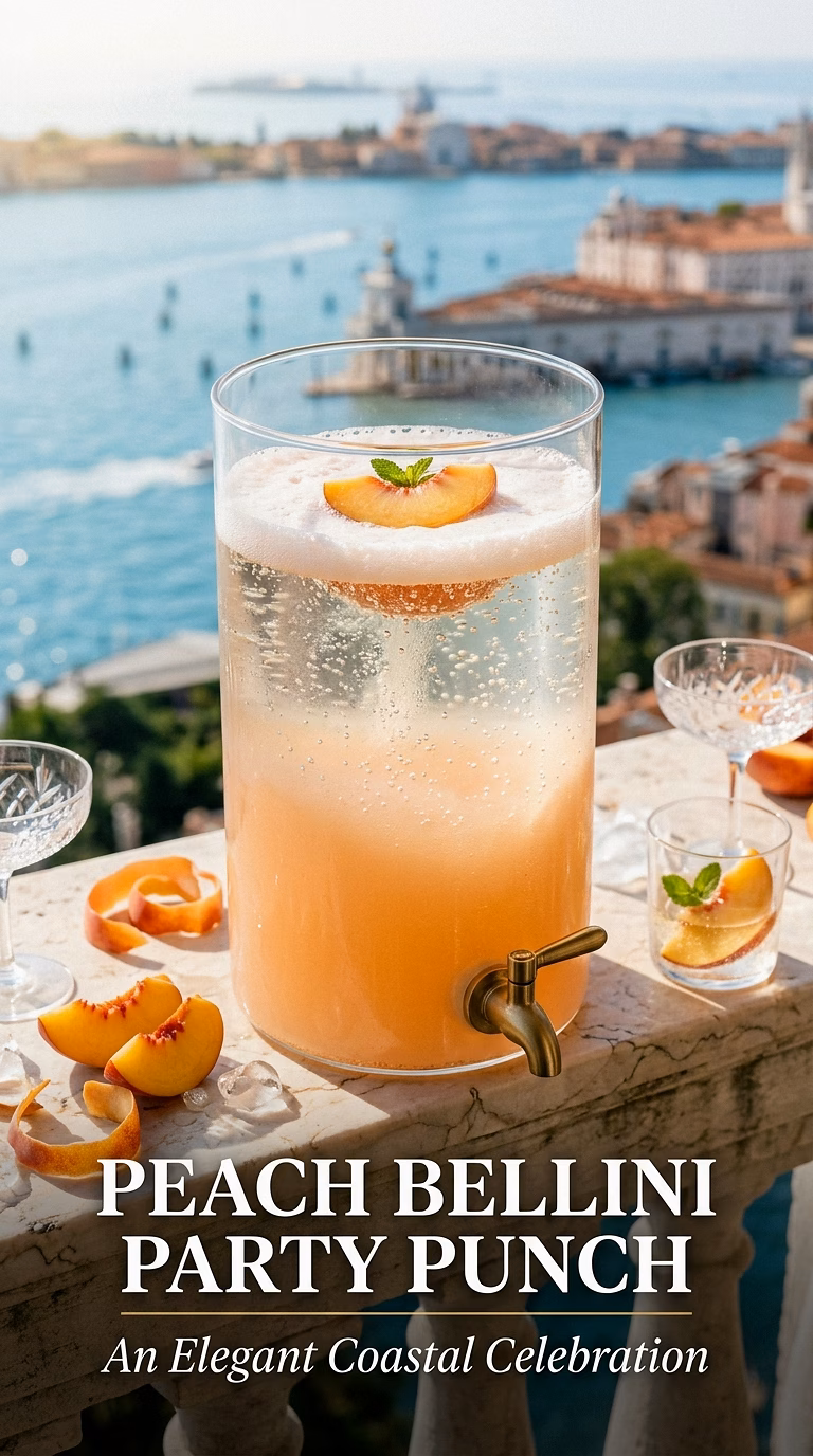 Peach Bellini Party Punch