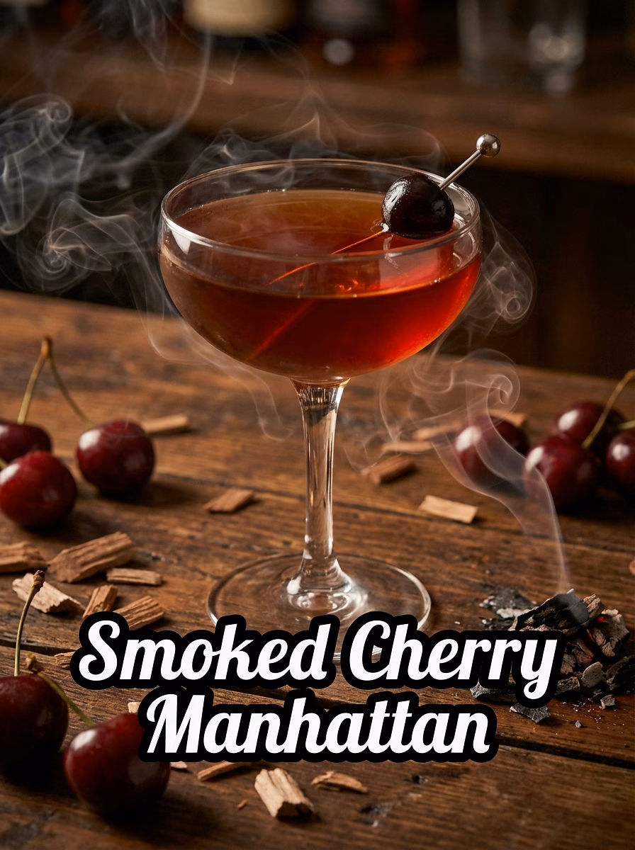 Smoked Cherry Manhattan