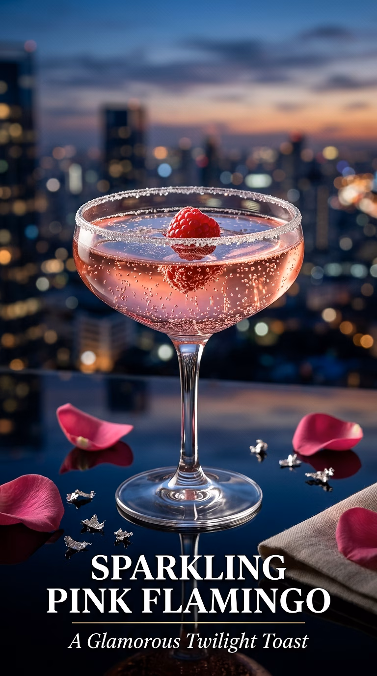 Sparkling Pink Flamingo