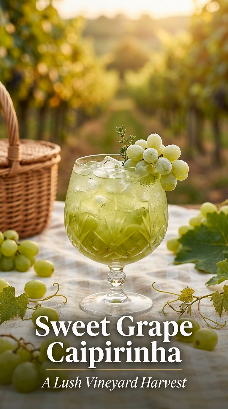Sweet Grape Caipirinha