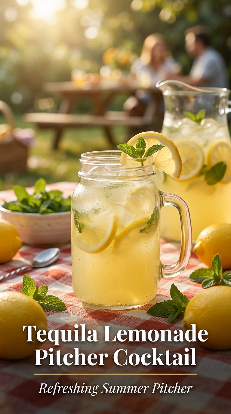 Tequila Lemonade Pitcher Cocktail