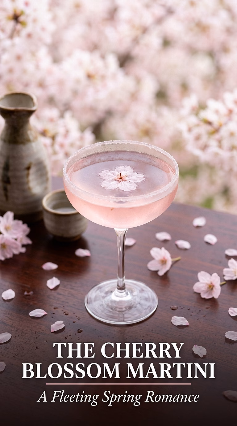The Cherry Blossom Martini