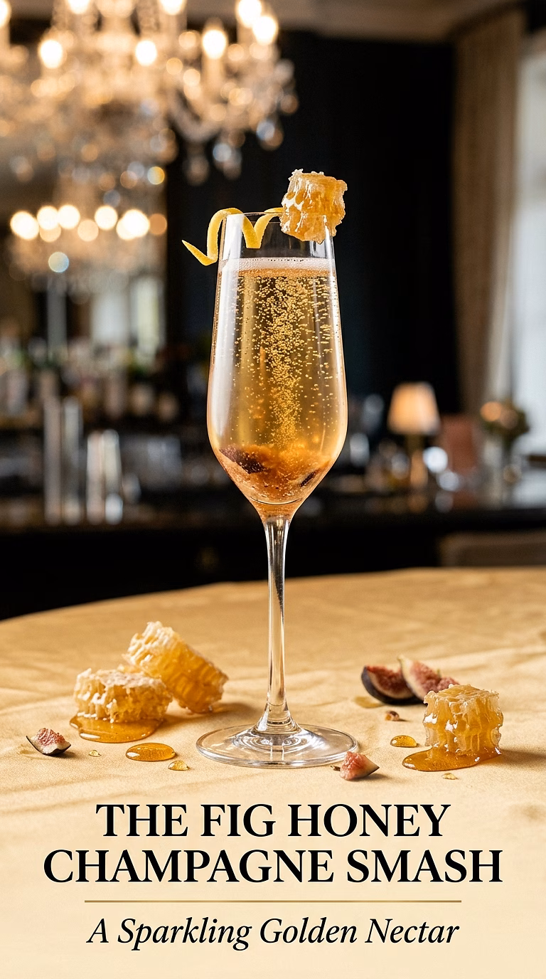 The Fig Honey Champagne Smash