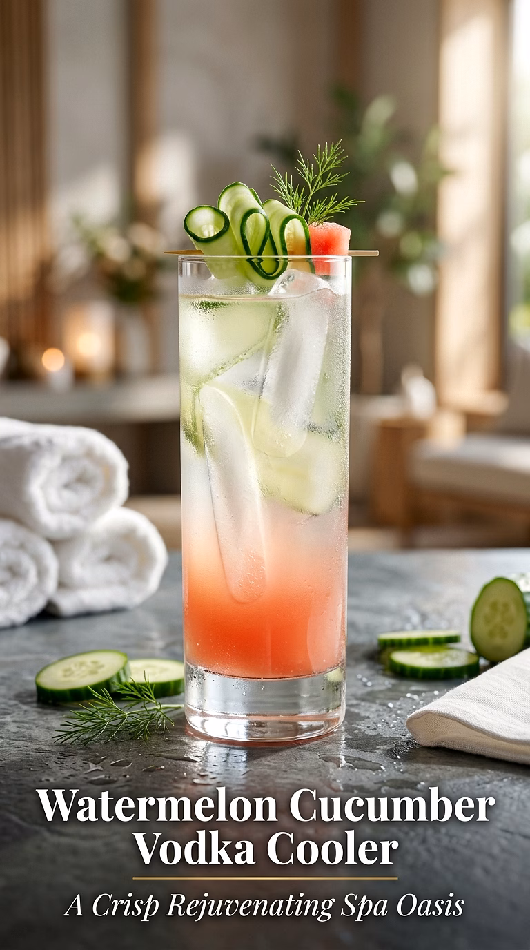 Watermelon Cucumber Vodka Cooler