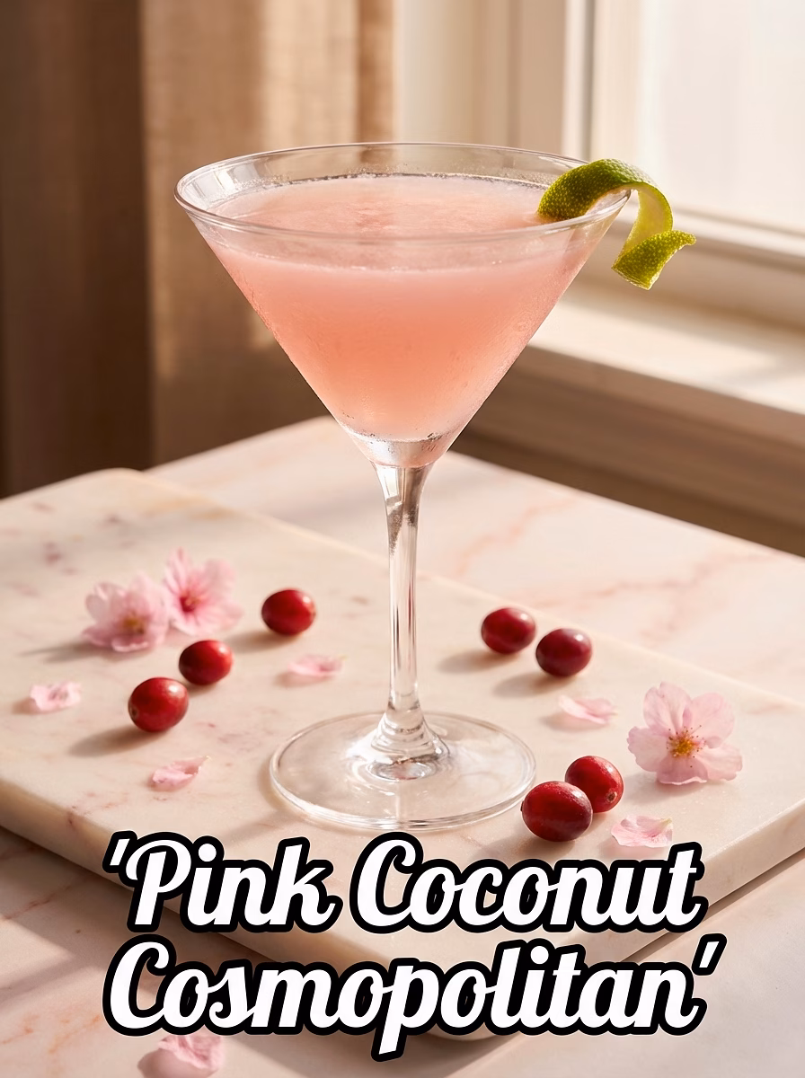 Pink Coconut Cosmopolitan