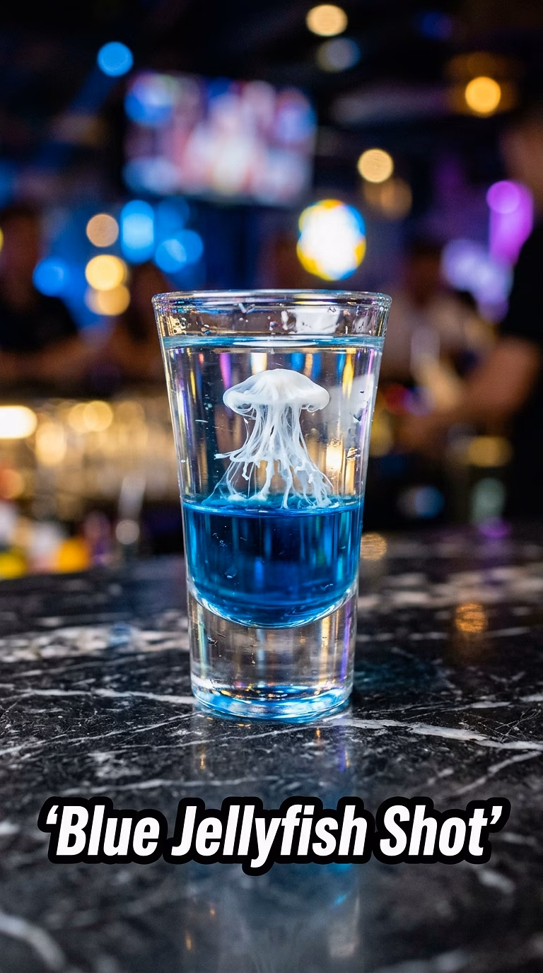 Blue Jellyfish Shot