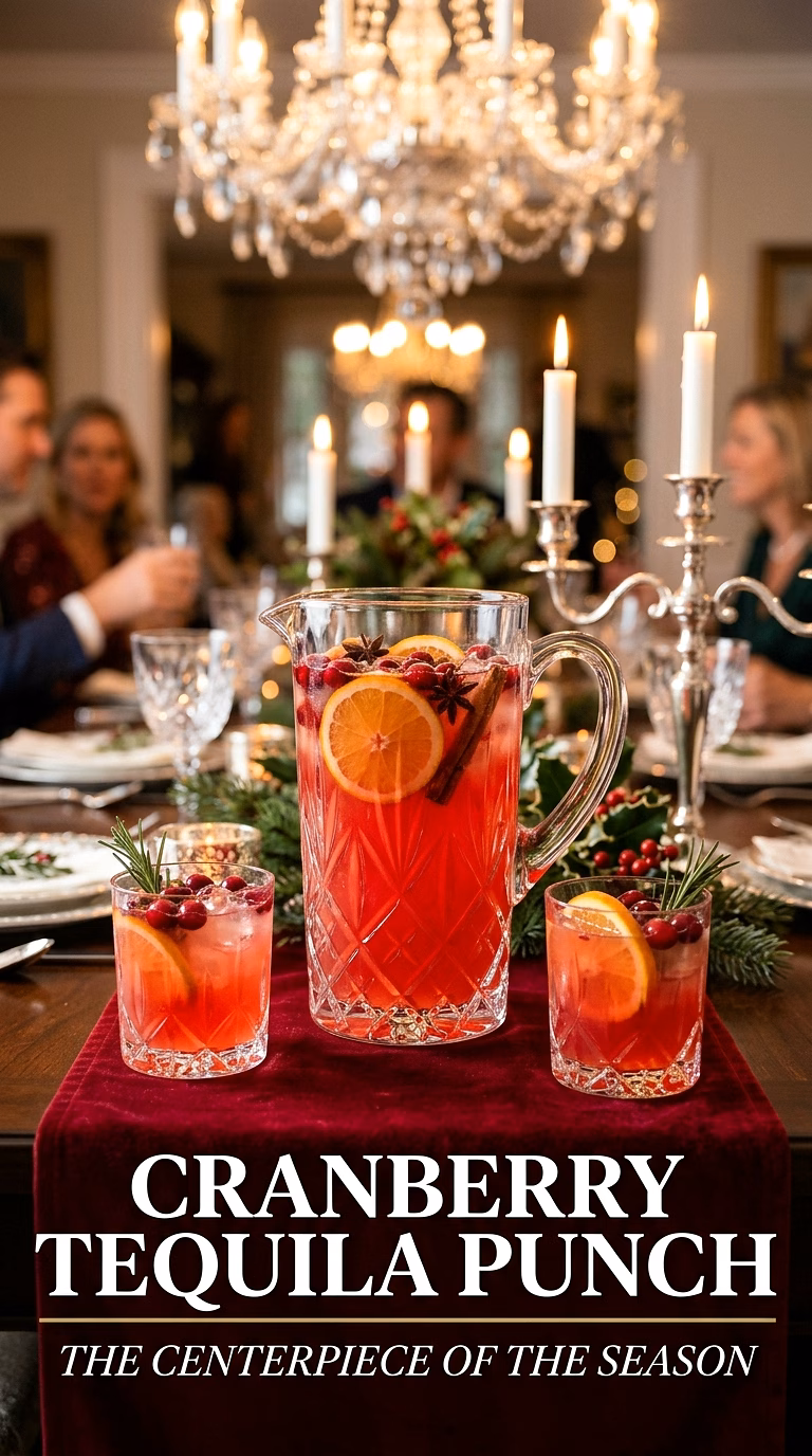 Cranberry Tequila Punch (Pitcher Edition)