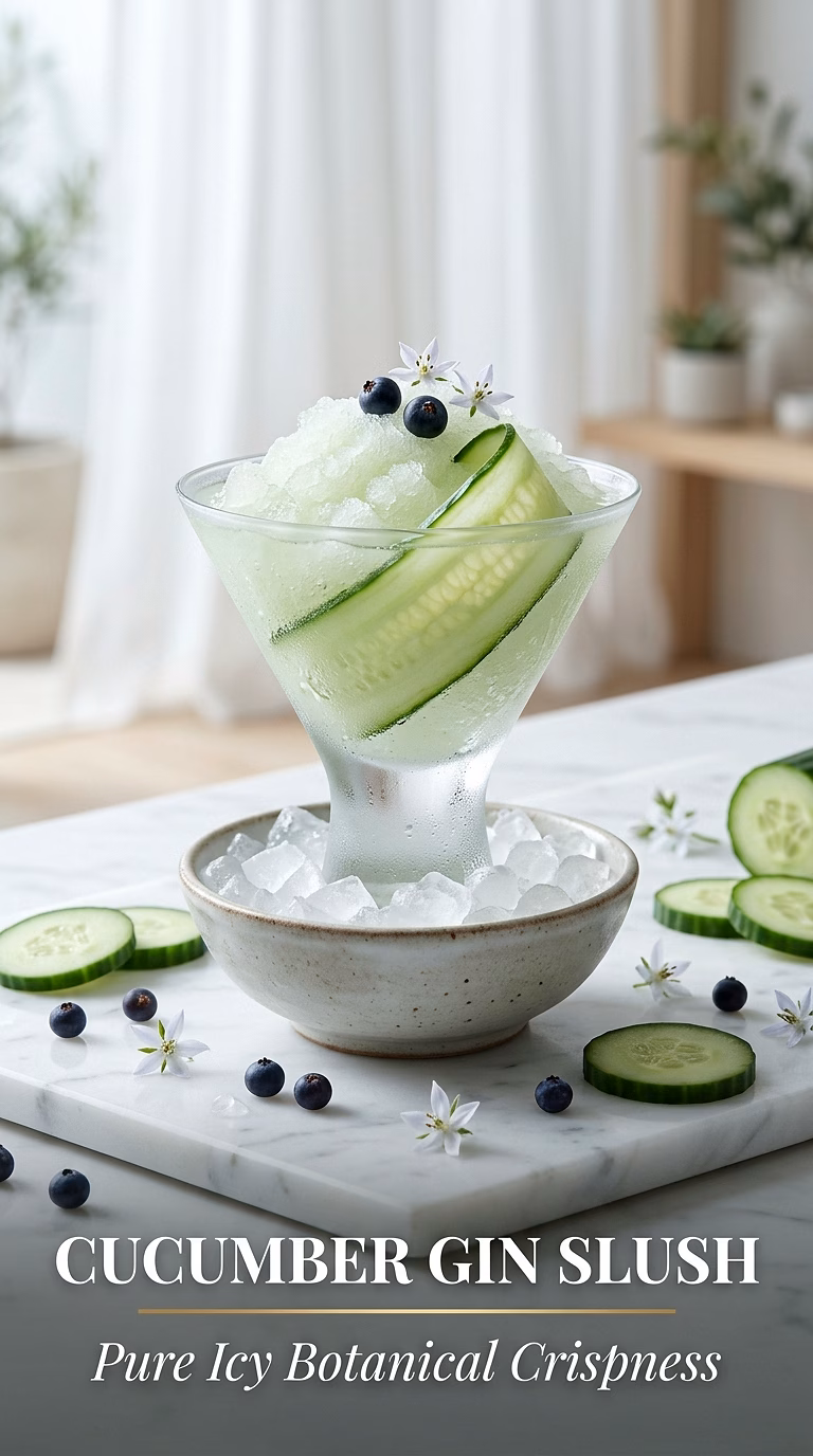 Cucumber Gin Slush