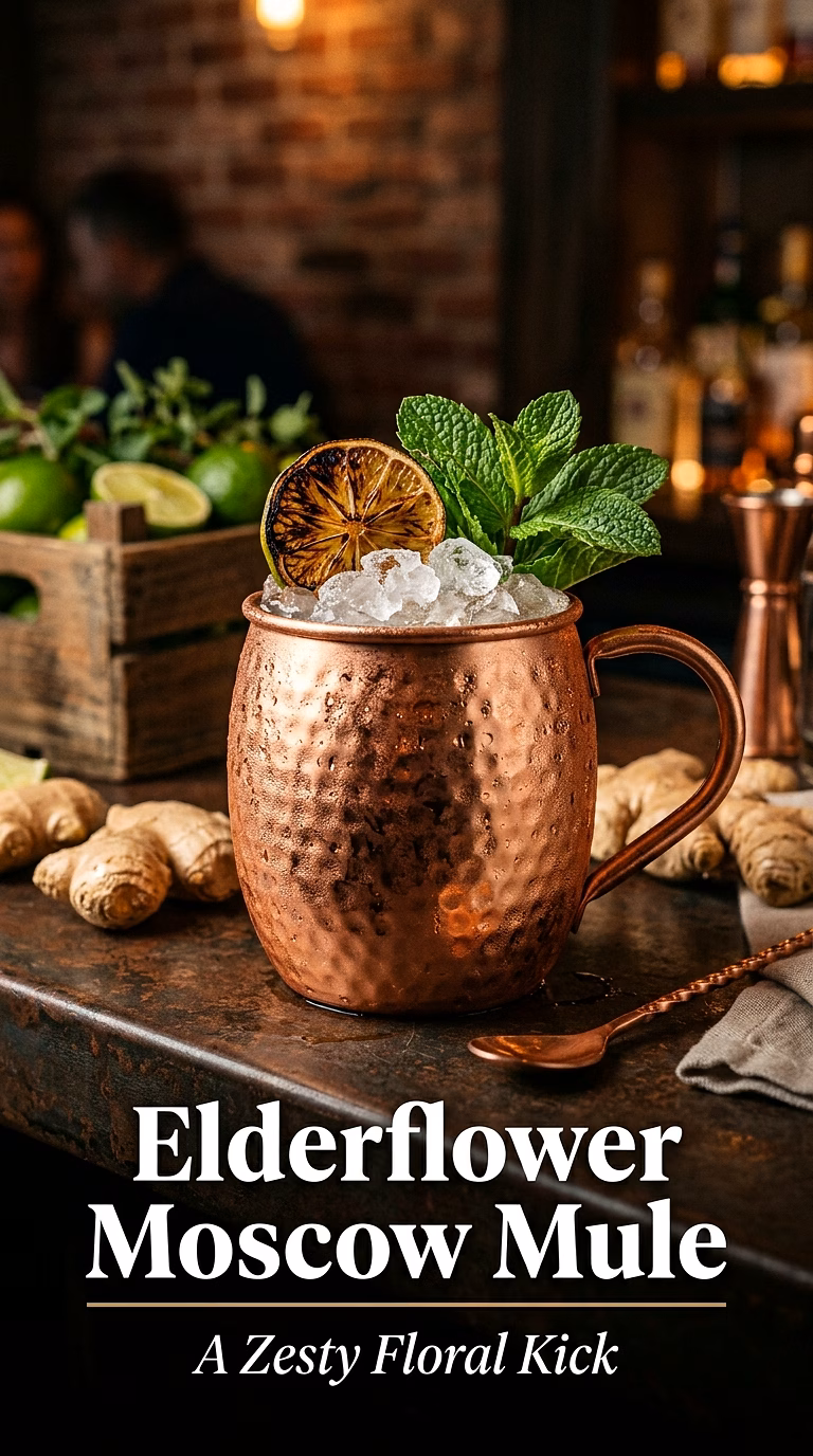 Elderflower Moscow Mule