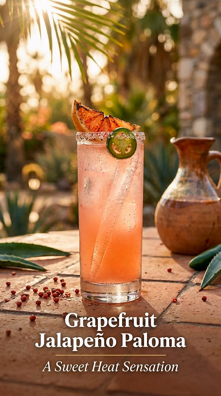 Grapefruit Jalapeño Paloma