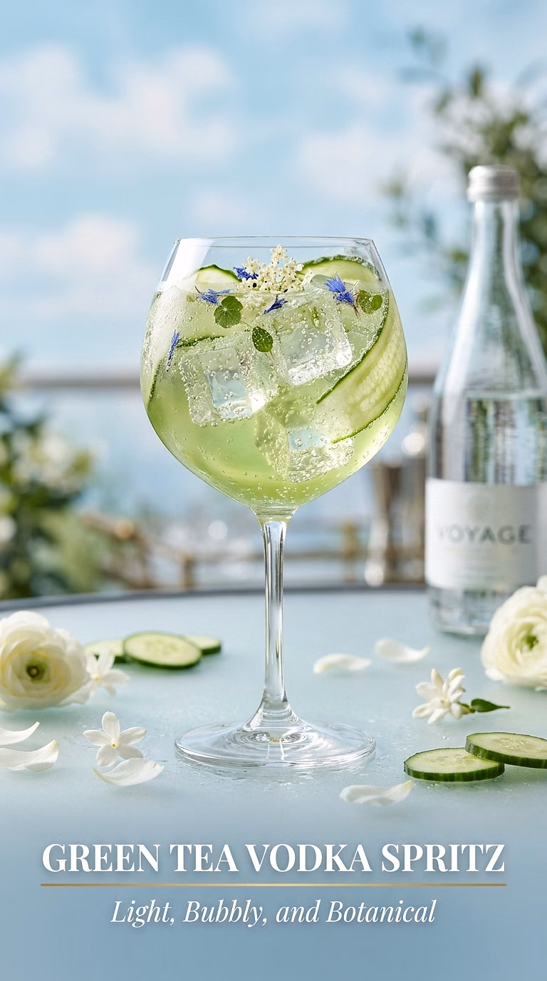 Green Tea Vodka Spritz