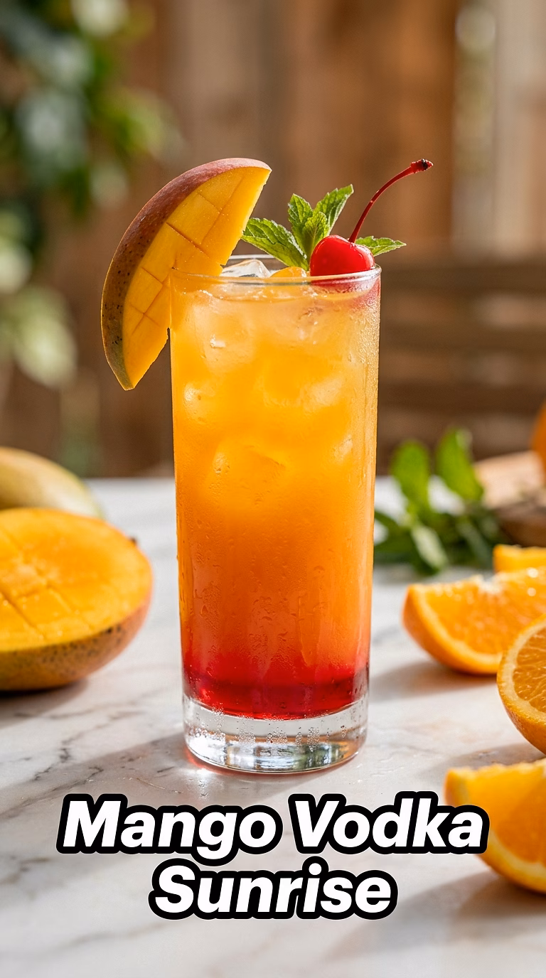 Mango Vodka Sunrise
