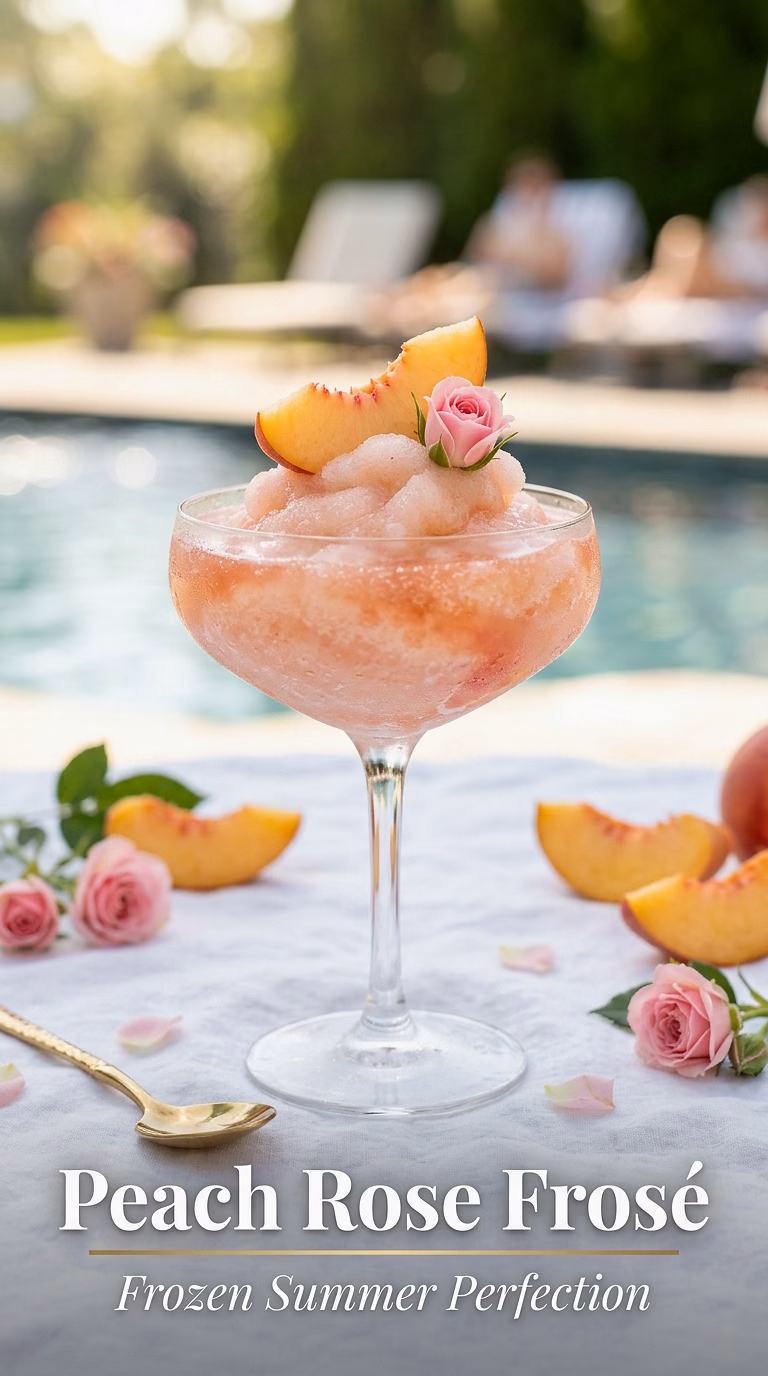 Peach Rose Frosé