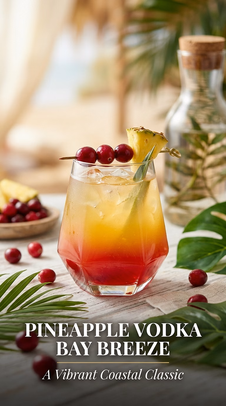 Pineapple Vodka Bay Breeze