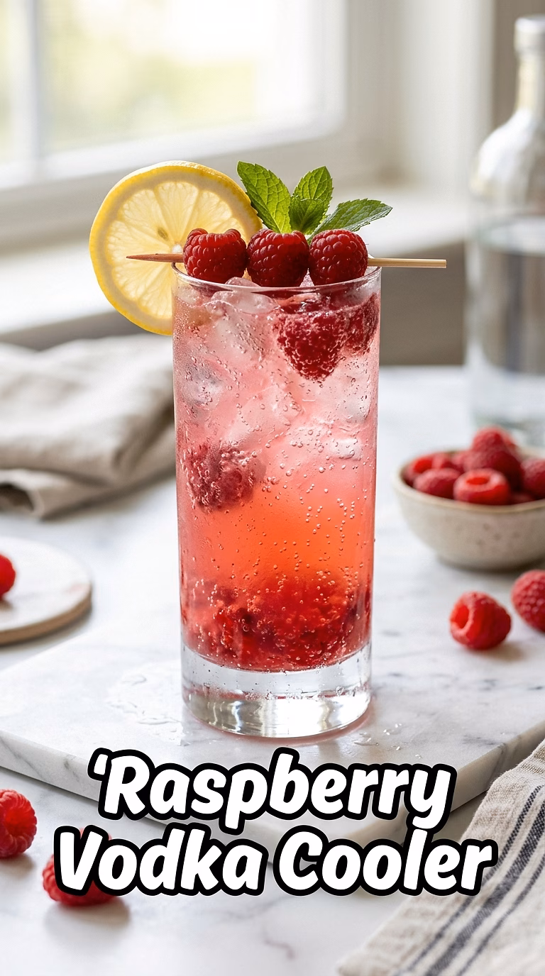 Raspberry Vodka Cooler