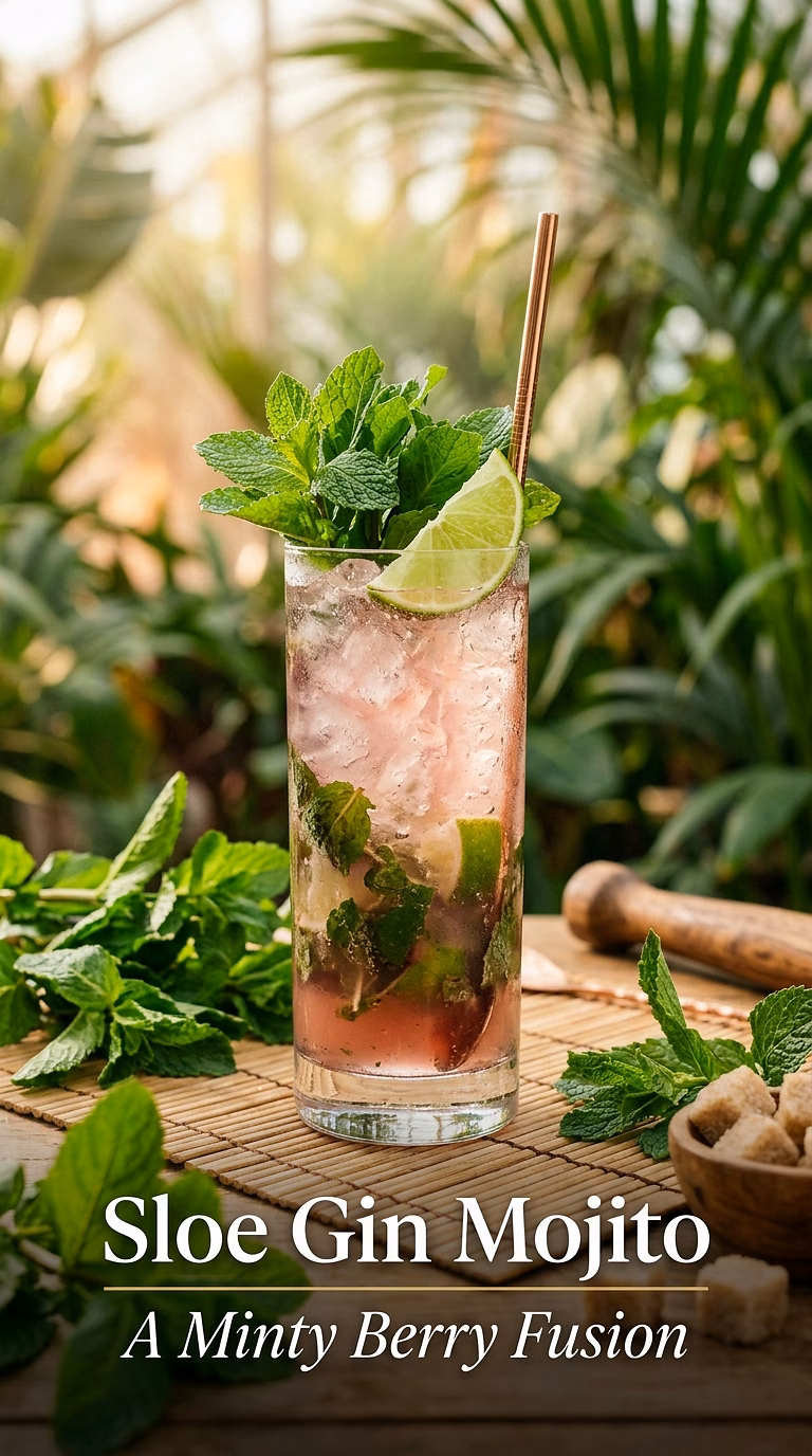 Sloe Gin Mojito