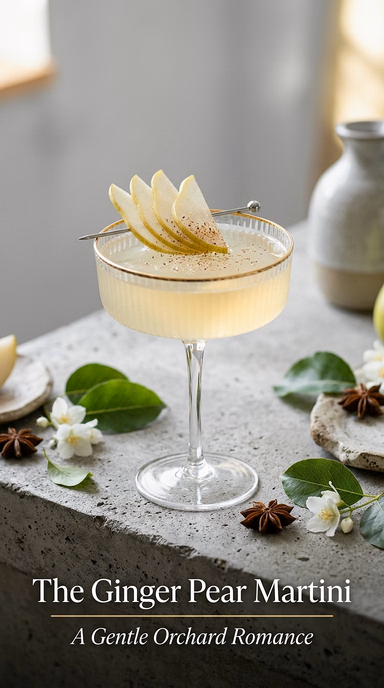 The Ginger Pear Martini