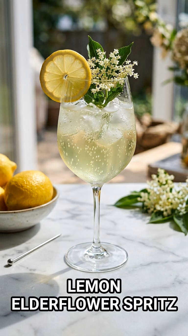The Lemon Elderflower Spritz