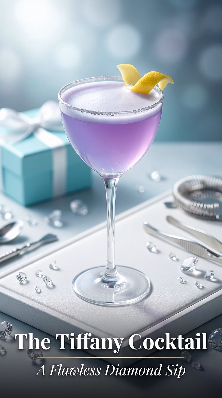 The Tiffany Cocktail (Violet Sour)