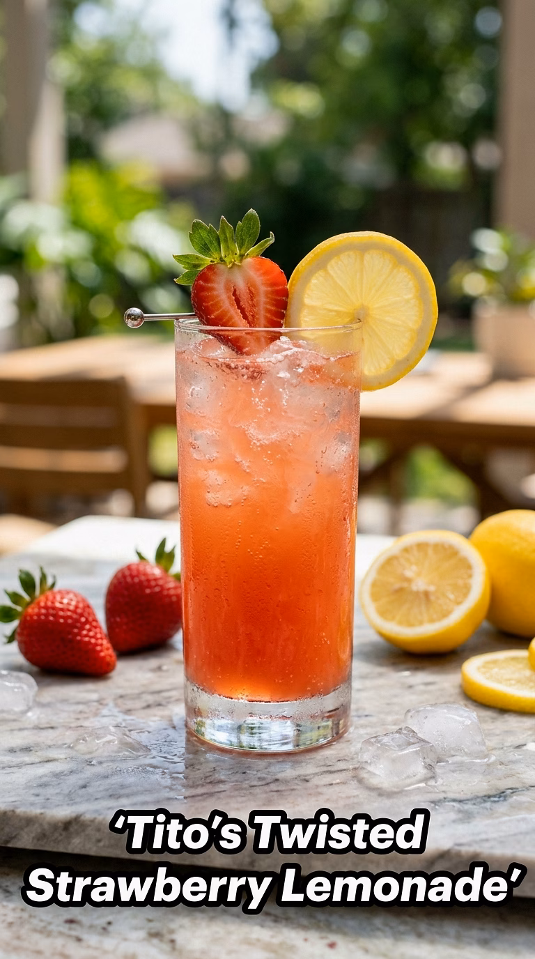Tito's Twisted Strawberry Lemonade