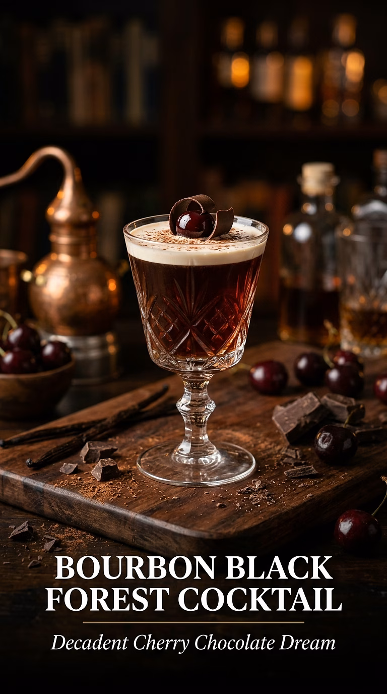 Bourbon Black Forest Cocktail