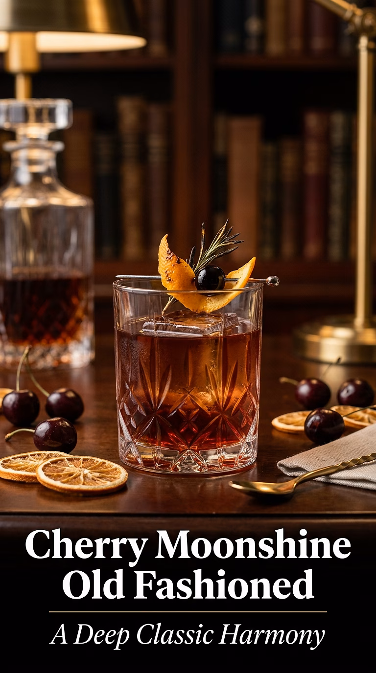 Cherry Moonshine Old Fashioned