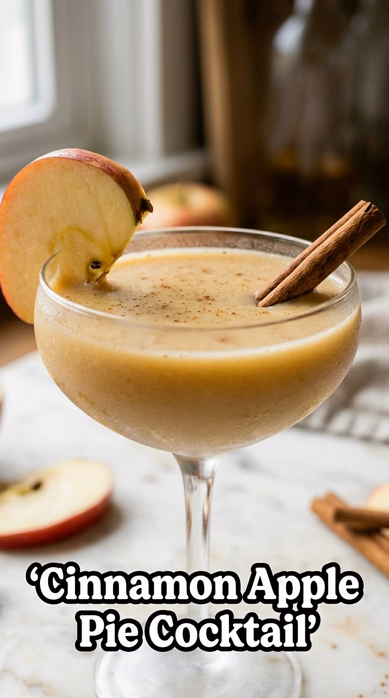 Cinnamon Apple Pie Cocktail