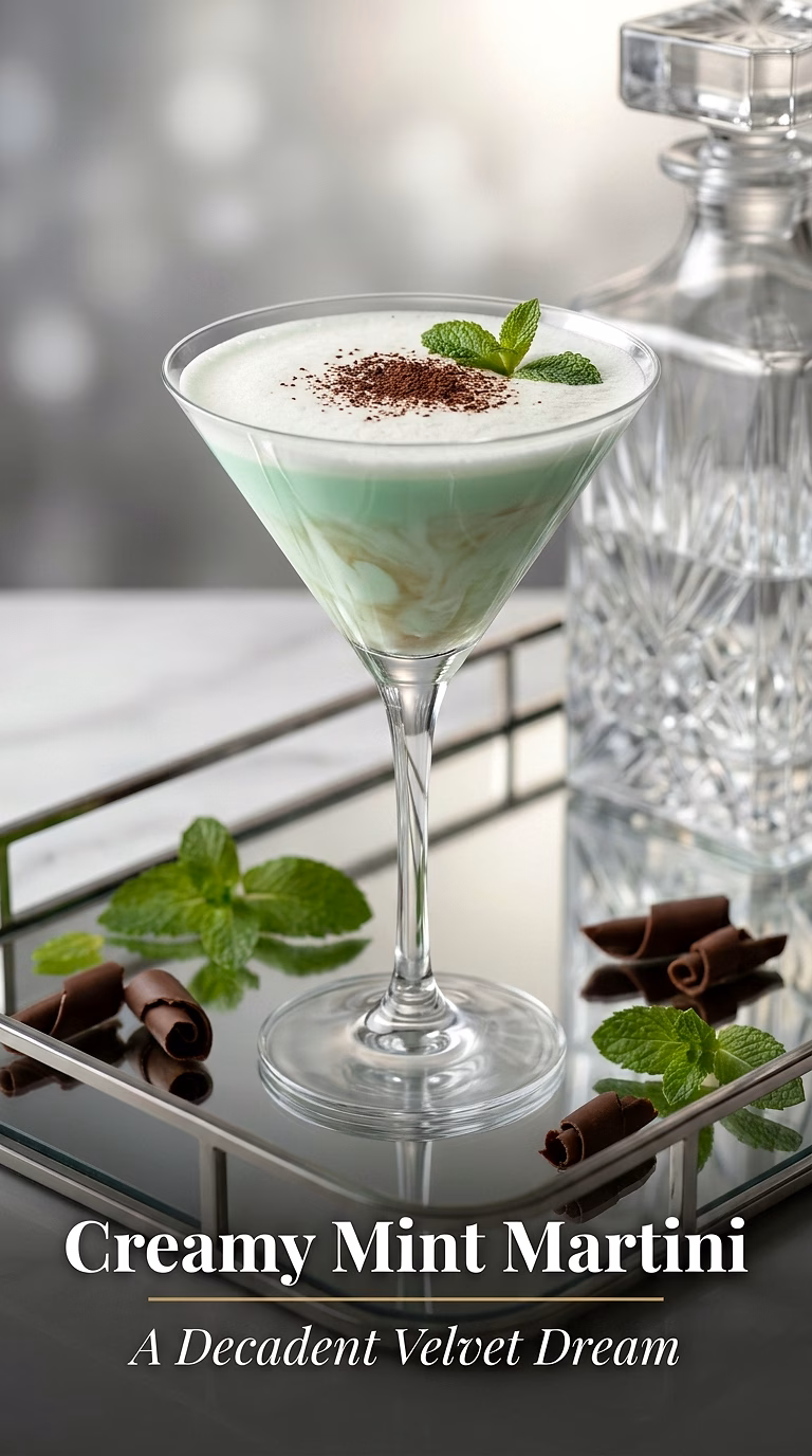 Creamy Mint Martini