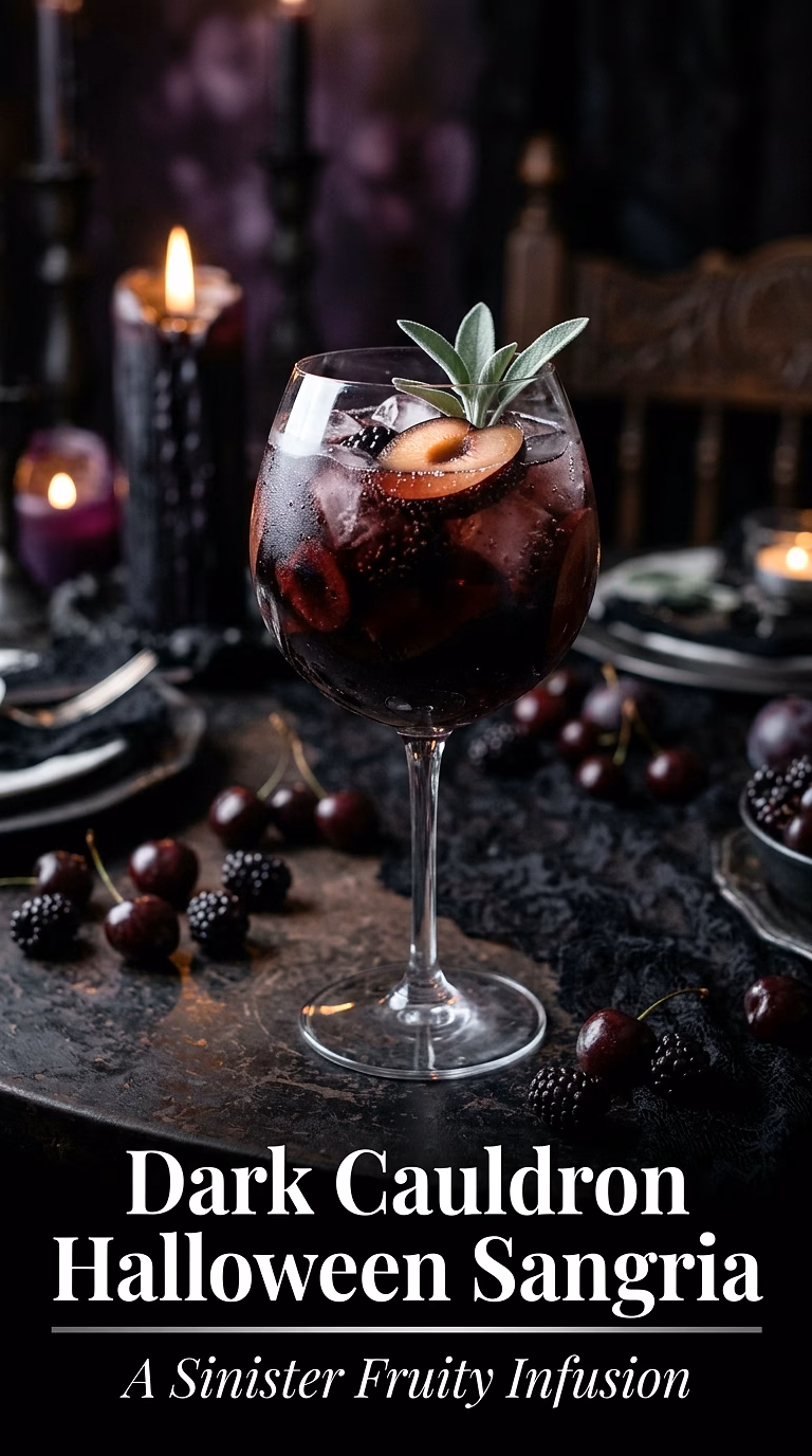 Dark Cauldron Halloween Sangria