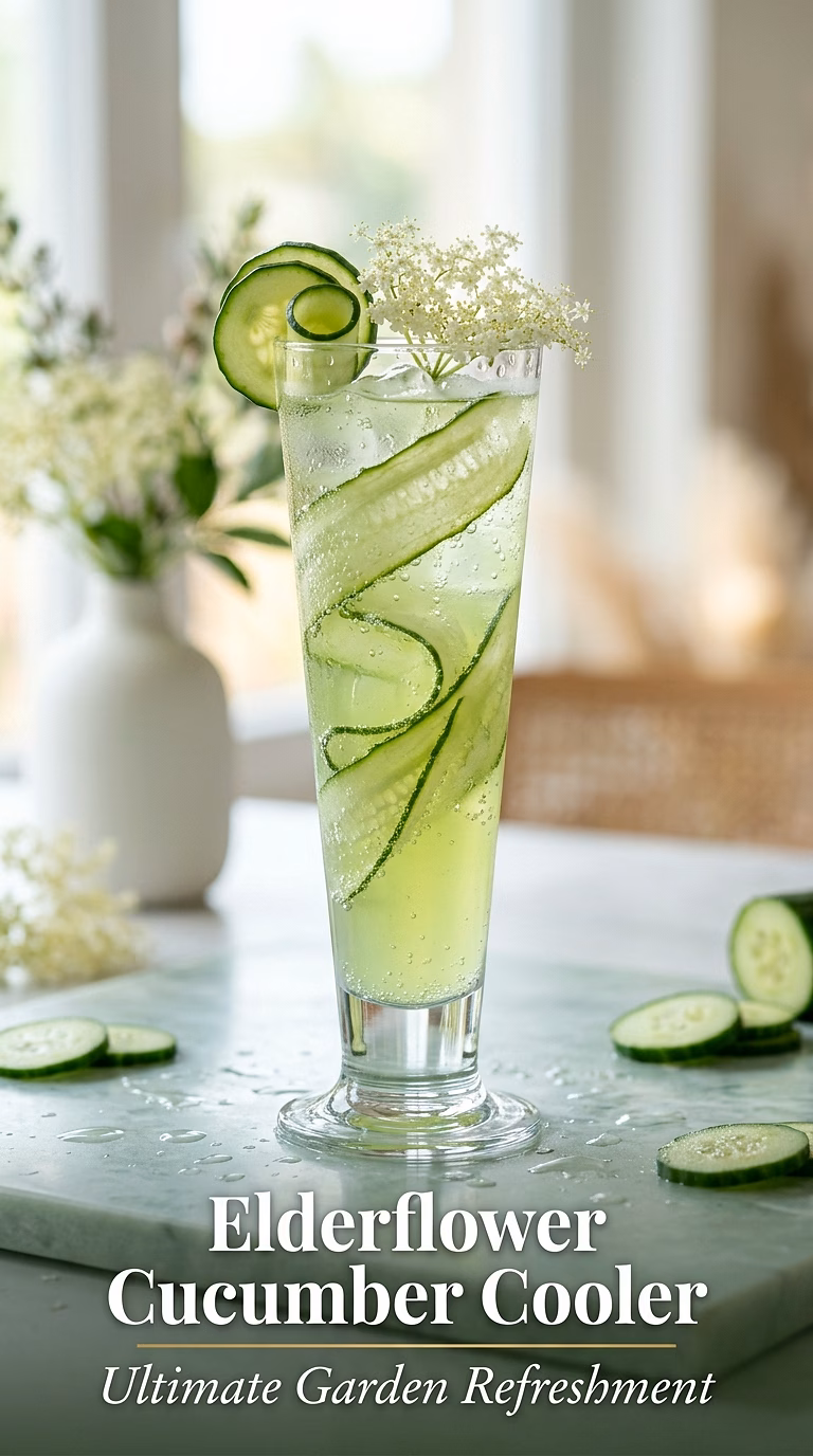 Elderflower Cucumber Cooler