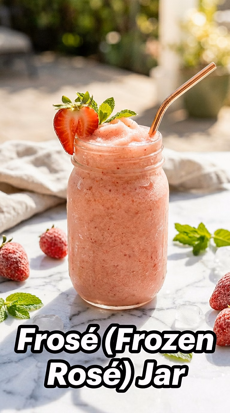 Frosé (Frozen Rosé) Jar