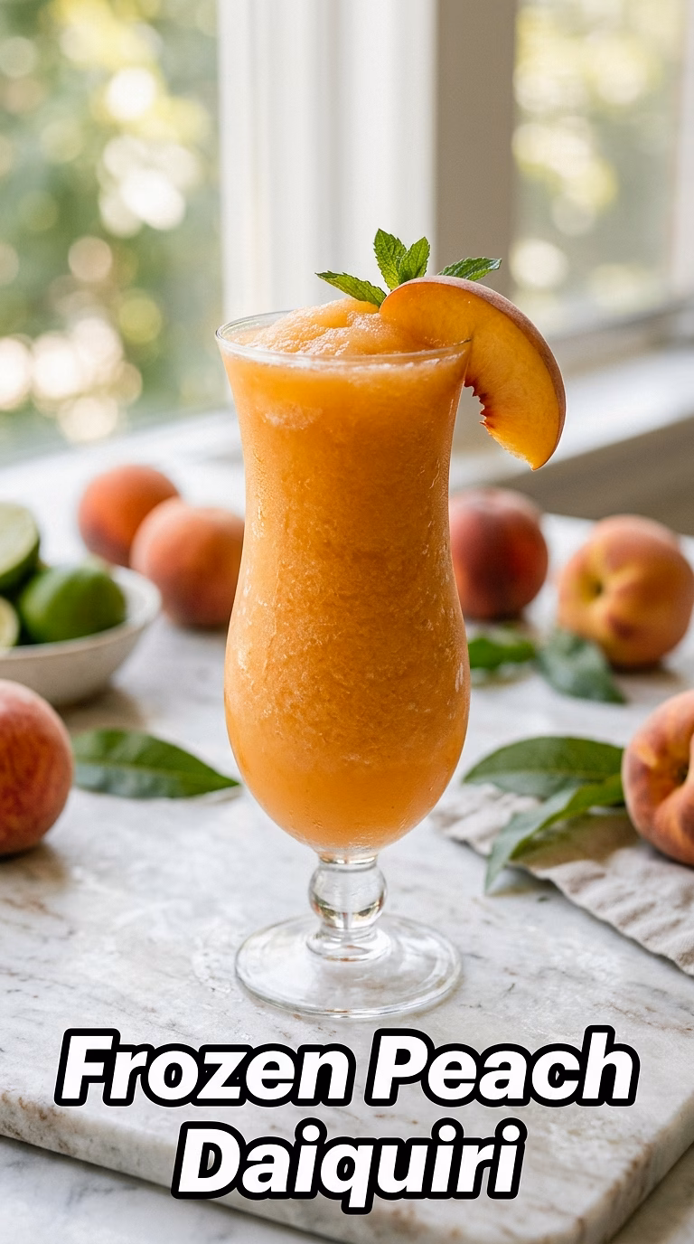 Frozen Peach Daiquiri