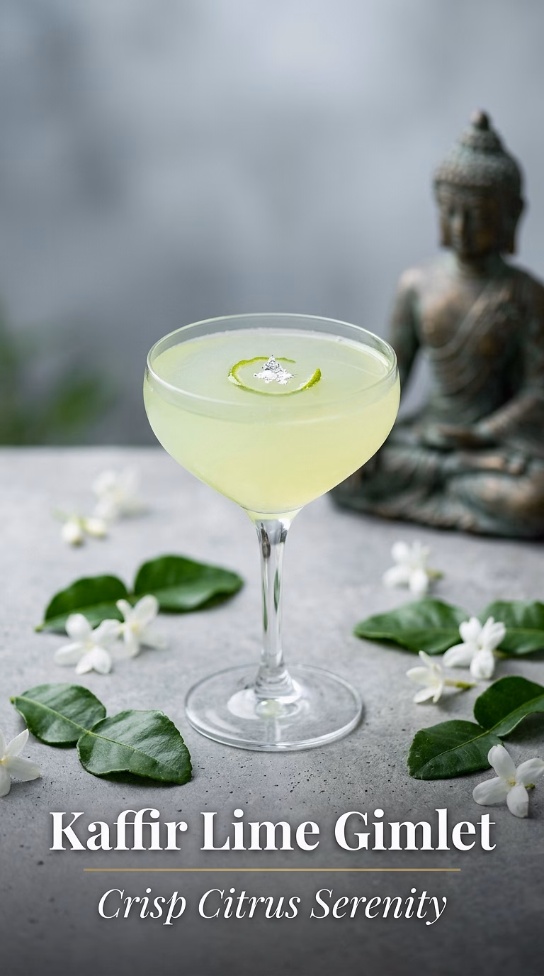 Kaffir Lime Gimlet