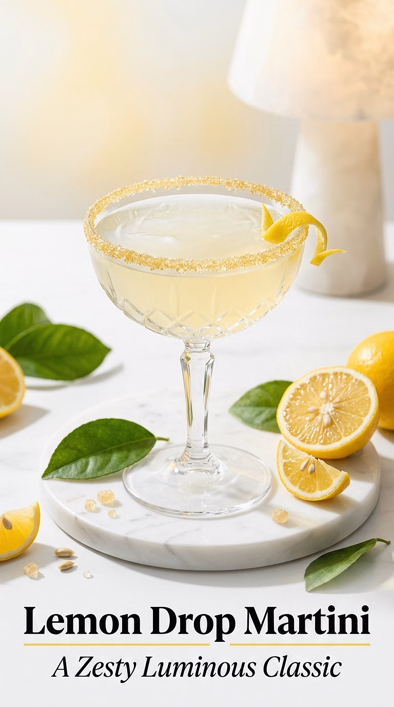 Lemon Drop Moonshine Martini