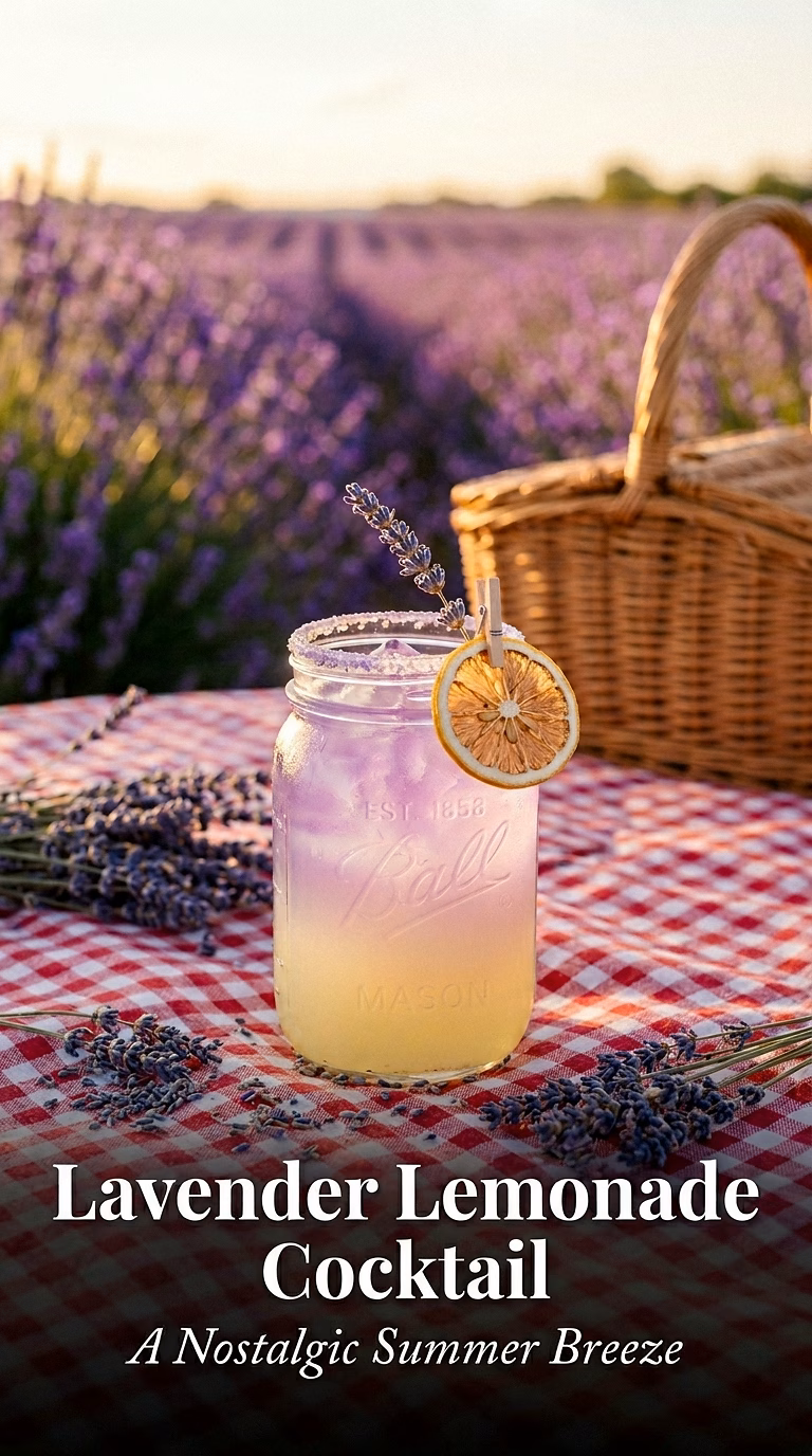 Limoncello Lavender Lemonade Cocktail