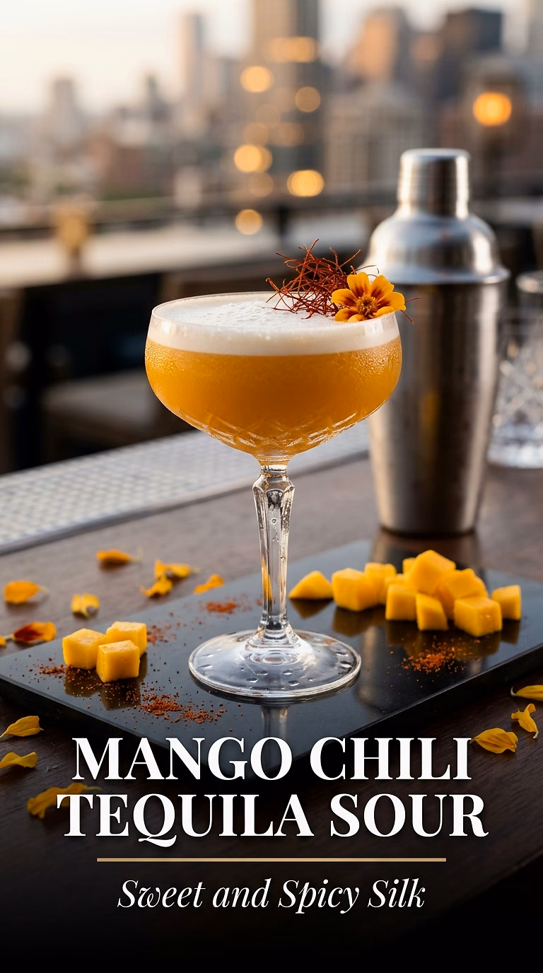 Mango Chili Tequila Sour