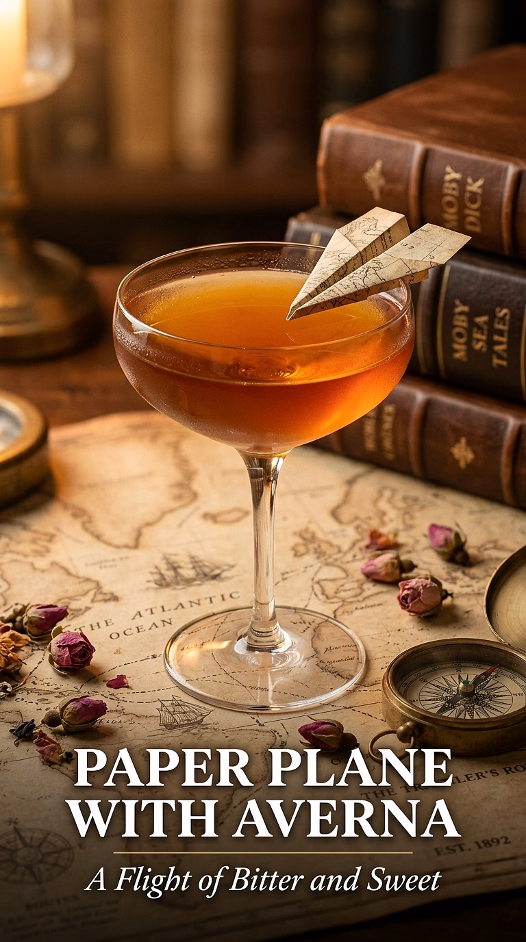 Paper Plane with Averna