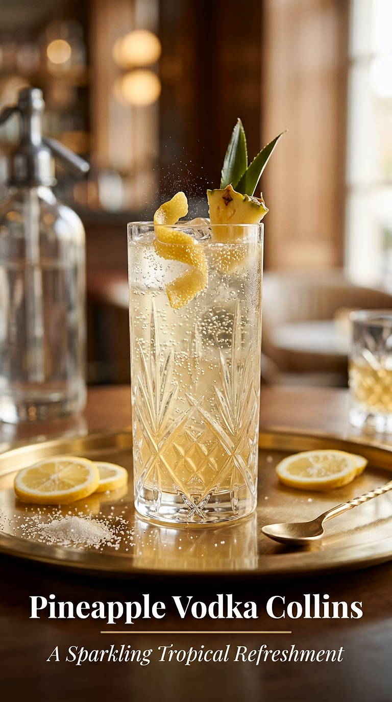 Pineapple Vodka Collins