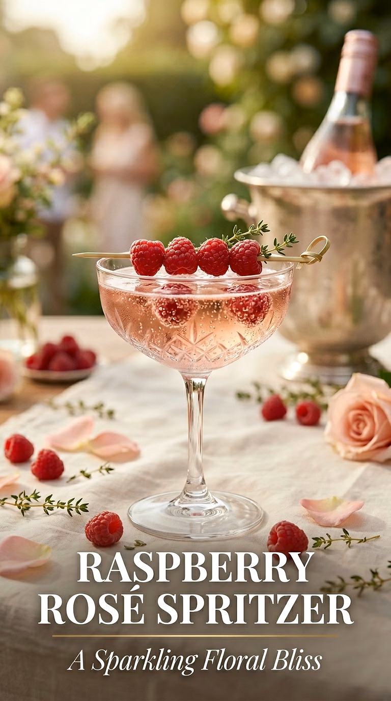 Sparkling Raspberry Rosé Spritzer